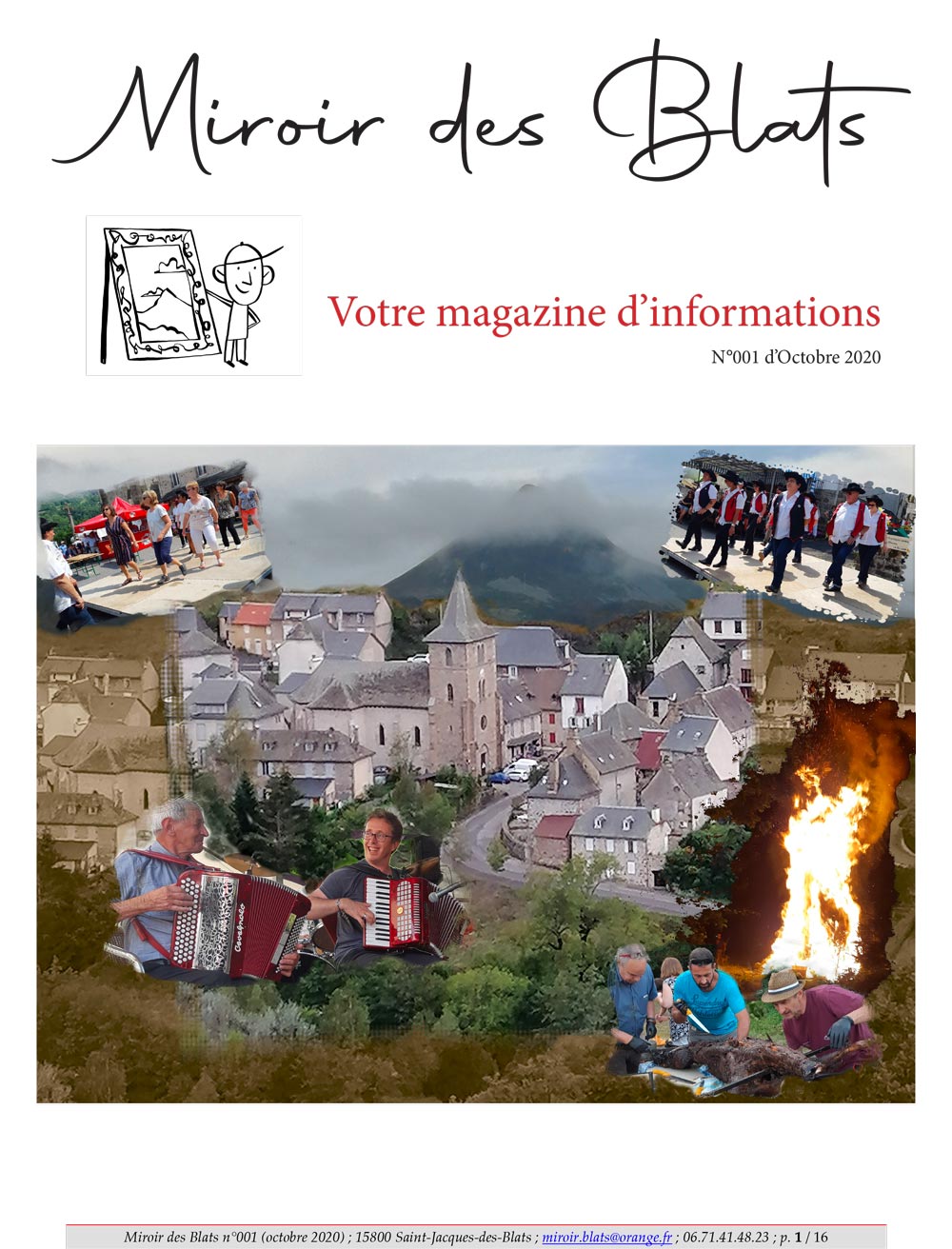 Miroir des Blats, commune de Saint-Jacques-des-Blats, octobre 2020