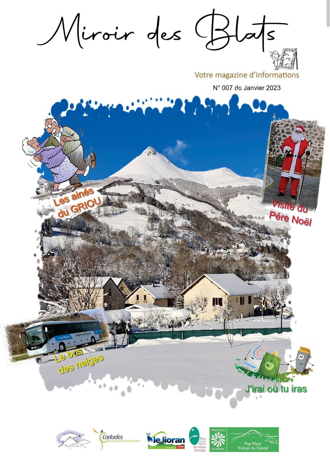 Miroir des Blats, commune de Saint-Jacques-des-Blats, janvier 2023