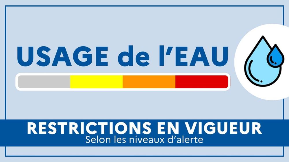 Face à la baisse des ressources en eau, un arrêté préfectoral du 3 juillet 2026 met en place des mesures temporaires de limitation des usages de l'eau.